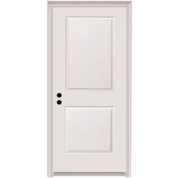 MMI Door 32 in. x 80 in. Carrara Right-Hand Primed Composite 20 Min. Fire-Rated House-to-Garage Single Prehung Interior Door