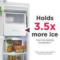 36 in. 25.6 cu. ft. Side by Side Refrigerator in Stainless Steel, Standard Depth