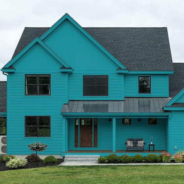 turquoise outdoor paint