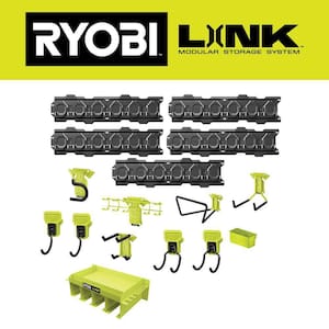 LINK Wall Storage Kit (15-Piece) with Tool Organizer Shelf