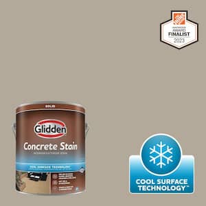 1 gal. PPG1025-4 Sharkskin Solid Interior/Exterior Concrete Stain with Cool Surface Technology