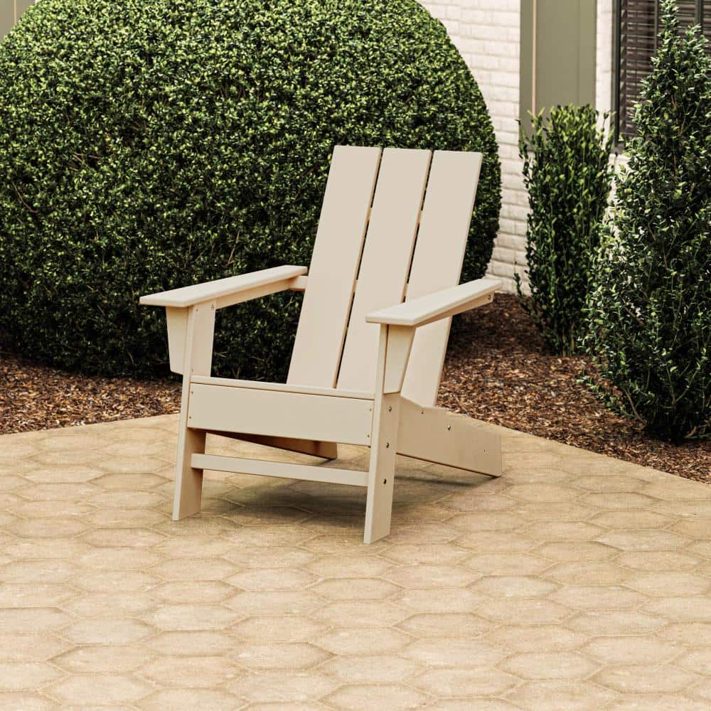 Outdoor Lounge Portside Double Adirondack Bench POLYWOOD