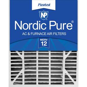 16x25x2 Air Filter Furnace Merv 12 11 8 AC Air HVAC Allergy Dust Nordic Pure 