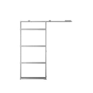 Pocket 28 in. x 80 in. Steel Single Pocket Door Frame System