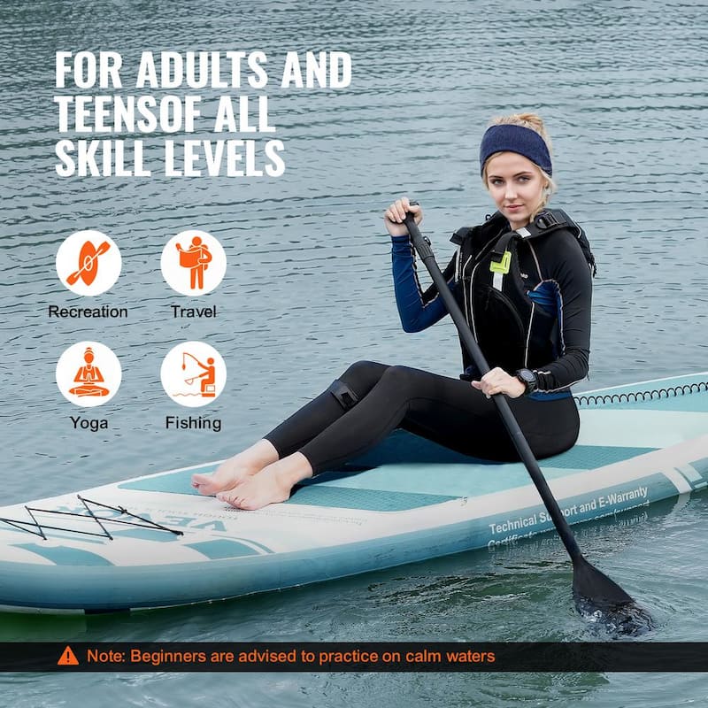 Inflatable Stand Up Paddle Board 10.6 ft. Kayak Board with Seat Accessory with a Load Capacity of up to 350 lbs./158.8kg