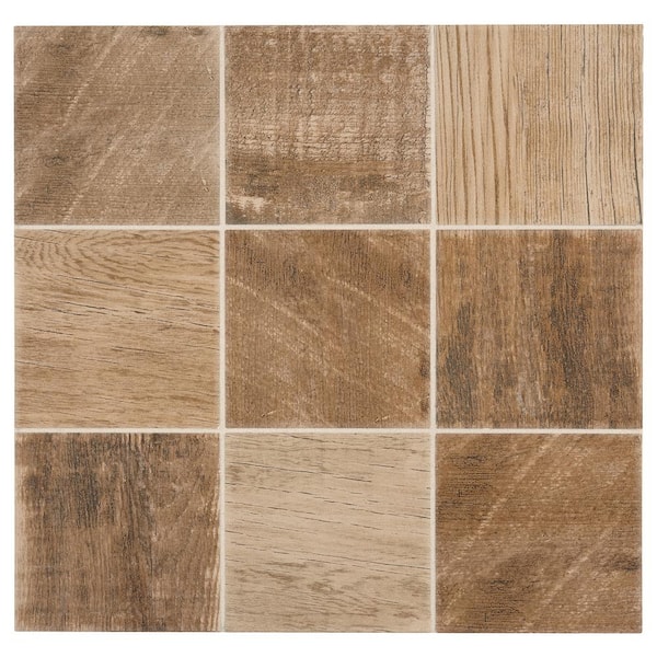 Marazzi Eclectic Vintage Timeworn Oak 6 in. x 6 in. Ceramic Wall Tile (12.5 sq. ft. / Case)