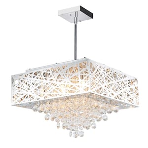 Eternity 9 Light Chandelier With Chrome Finish