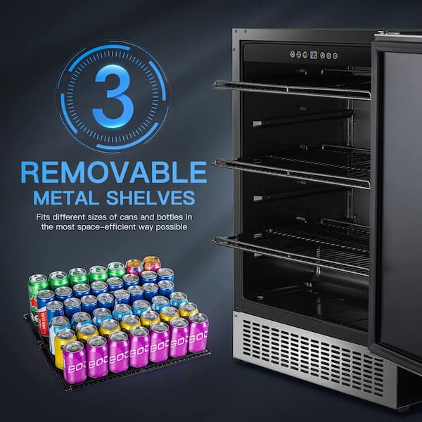 BODEGA 5.3 cu. ft. 24 in Built-In 180 Cans Outdoor