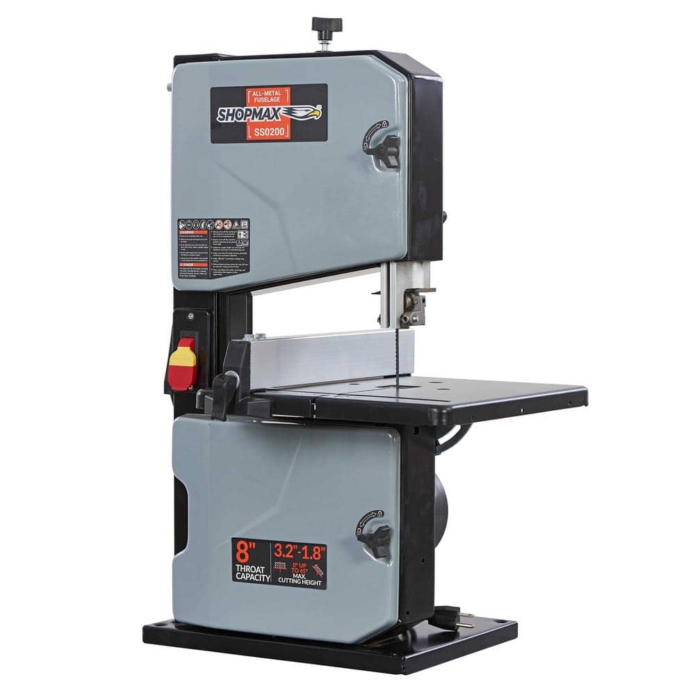 SHOPMAX 8 in. 2.2 Amp Stationary Band saw SS0200 - The Home Depot