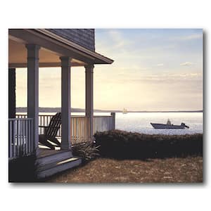 Hamlet Eastern Inlet Nature Gallery-Wrapped Canvas Wall Art 16 in. x 20 in.