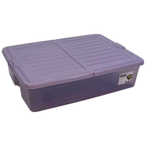 13 Gallon UNDERBED Storage Tote in Lavendar