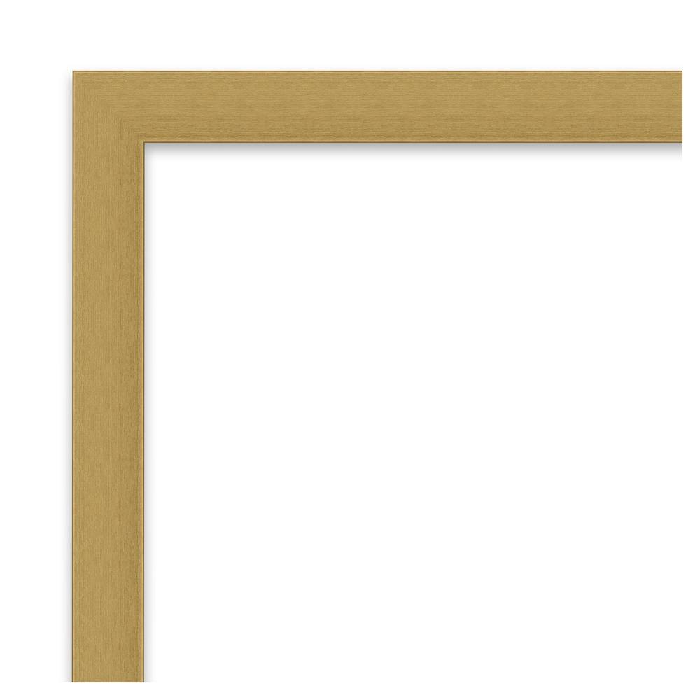 Grace Brushed Gold Narrow Polystyrene Wall Picture Frame