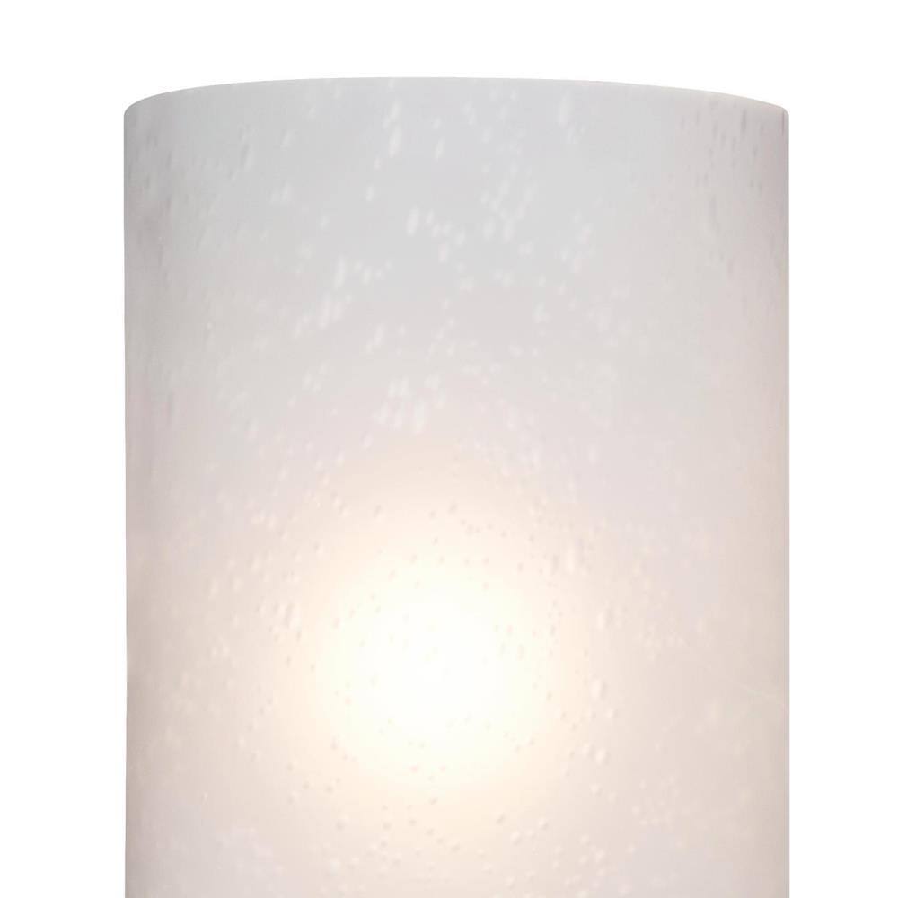 Elegant Brushed Nickel 3-Light Wall Sconce with Frosted Seeded Glass