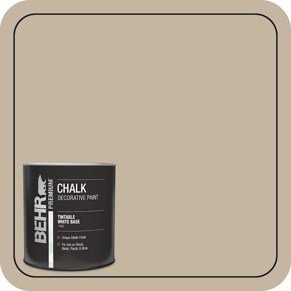 1 qt. #HDC-NT-09 Basic Khaki Interior Chalk Finish Paint