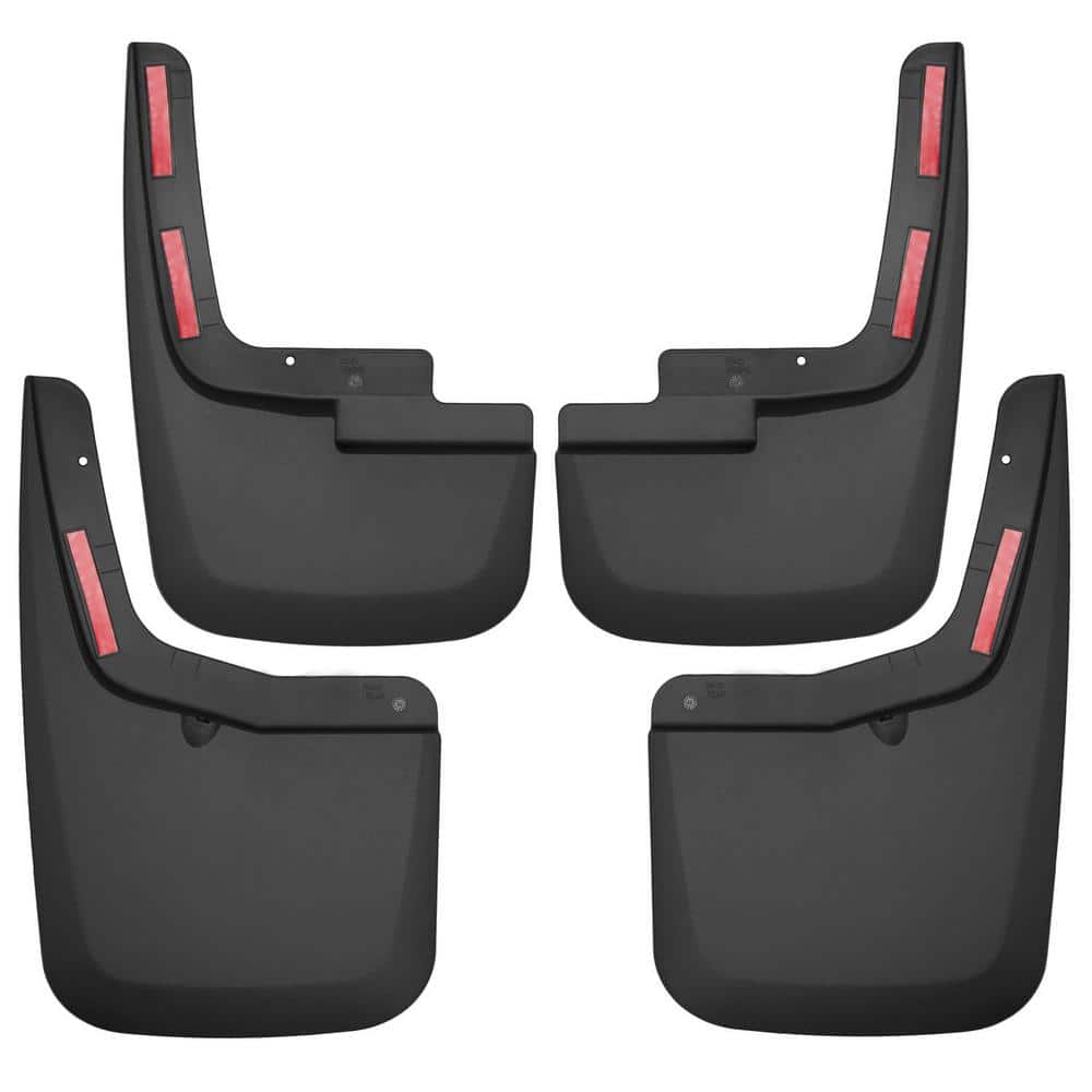 Front & Rear Mud Guards Fits 15-18 F150 w/ OE Flares