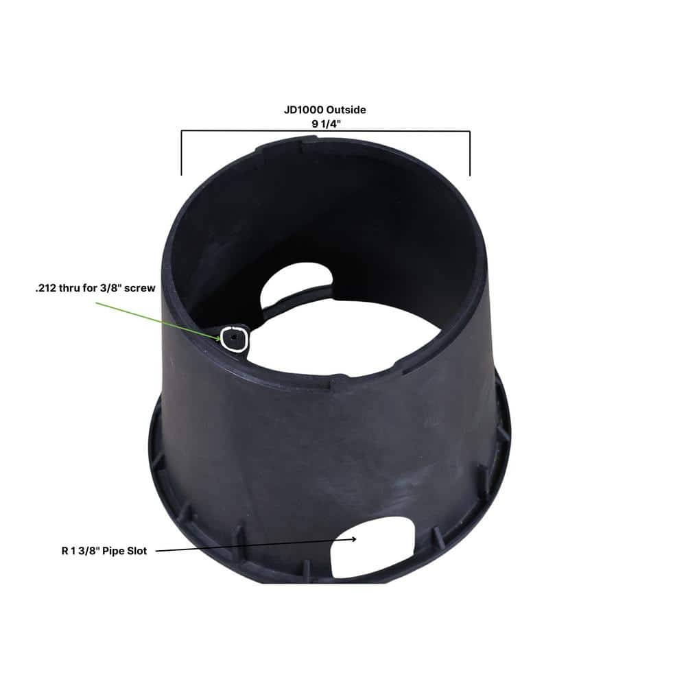 10 in. Round Irrigation Ground Valve Box