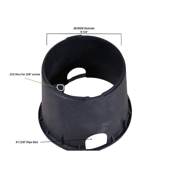Unbranded 10 in. Round Irrigation Ground Valve Box