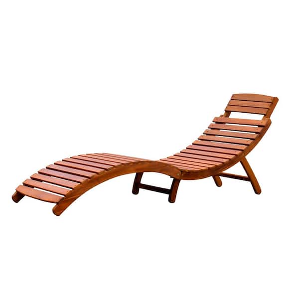 northbeam Wood Outdoor Chaise Lounge
