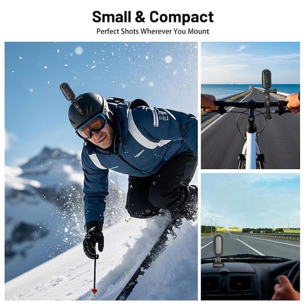 【新品】LYCOPRO SMART MINI Lukyamzn 4K Mini WIFI Action Camera 128GB-Portable Waterproof POV