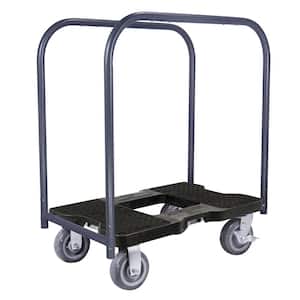 1,800 lbs. Capacity Super-Duty Professional Metal Panel Cart Dolly in Black