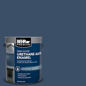 1 gal. #M510-7 Inked Urethane Alkyd Semi-Gloss Enamel Interior/Exterior Paint