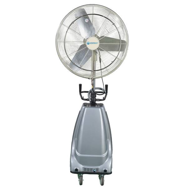Ventomist 30 in. 3-Speed Portable and Oscillating High Pressure Misting Fan with 16 Gal. Water Tank