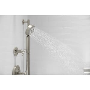 Purist 3-Spray Wall Mount Handheld Shower Head 1.75 GPM in Vibrant Brushed Nickel