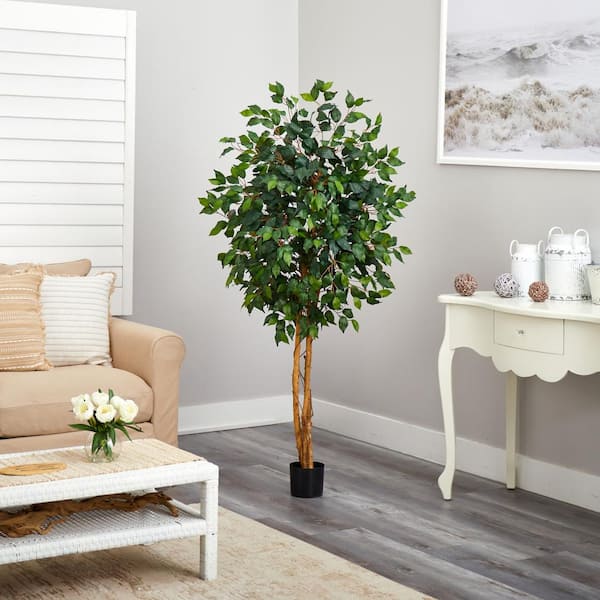5 ft. Artificial High Indoor Ficus Tree