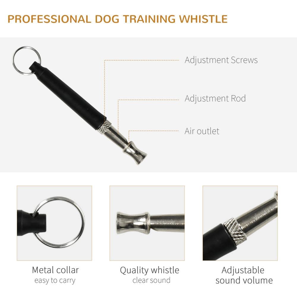 Six-Piece Adjustable Dog Agility Training Set with Carry Bag
