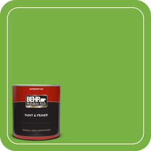 1 qt. #S-G-430 Sparkling Apple Flat Exterior Paint & Primer