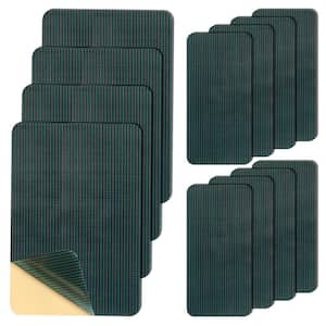 4 in. and 12 in. Green Pool Safety Cover Patch Kit for Floor Protection Patches (12-Piece)