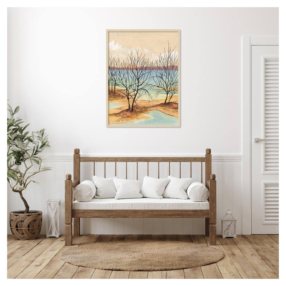 Quiet Cove II Framed Scenic Landscape Graphic Art Print