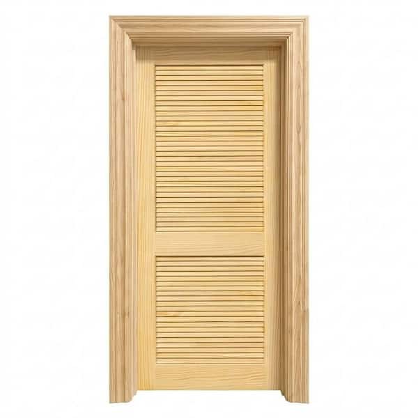 Kimberly Bay 80 in. H x 18 in. W Unfinished Louver Panel Solid