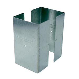 3.5 in. x 3.5 in. x 1/2 ft. H Galvanized Steel Pro Series Mailbox and Fence Post Guard