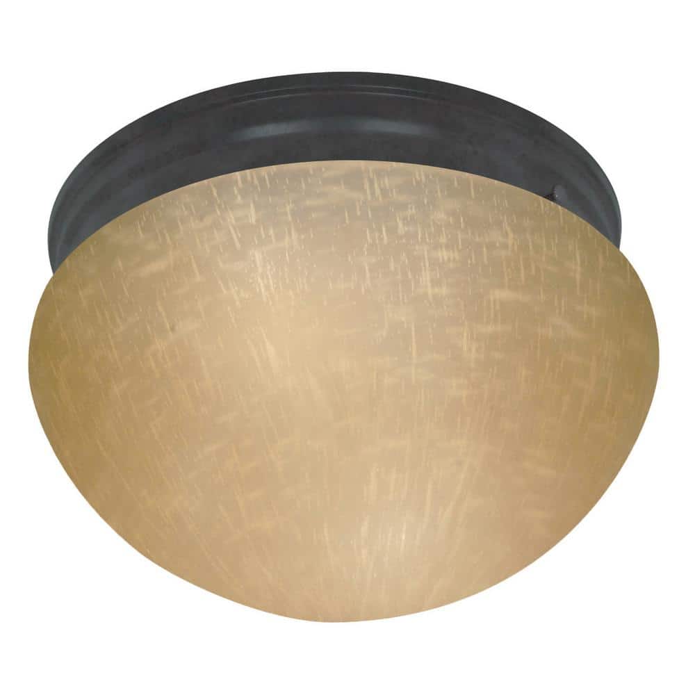 Mahogany Bronze 12" Wide Flush Mount Ceiling Light