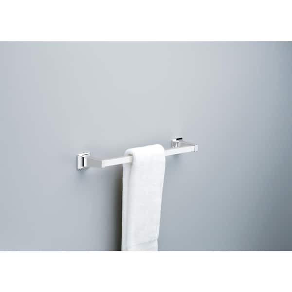 Futura 18 in. Wall Mount Towel Bar Bath Hardware Accessory in Polished Chrome