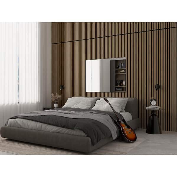 Dogberry Collections 0.82 in. x 12 in. x 94.5 in. Acoustic Oak