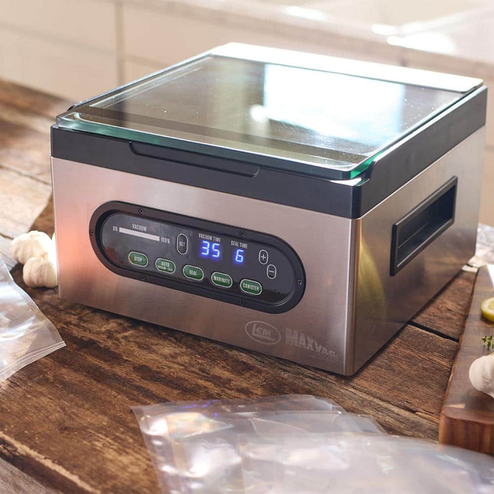 LEM MaxVac Pro Stainless Steel Chamber Vacuum Sealer