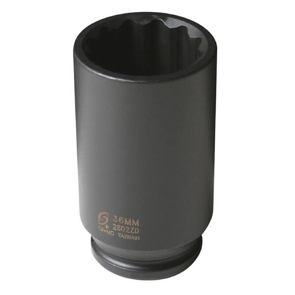 Sunex 229zmd 1/2" Drive 29mm 12-Point Deep Impact Socket – Chrome Molybdenum Steel - View #10