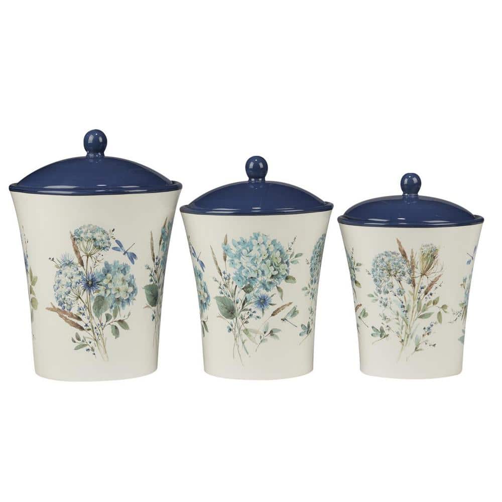 International China Co Floral Kitchen Canister Set of 2 – Standpipe Antiques