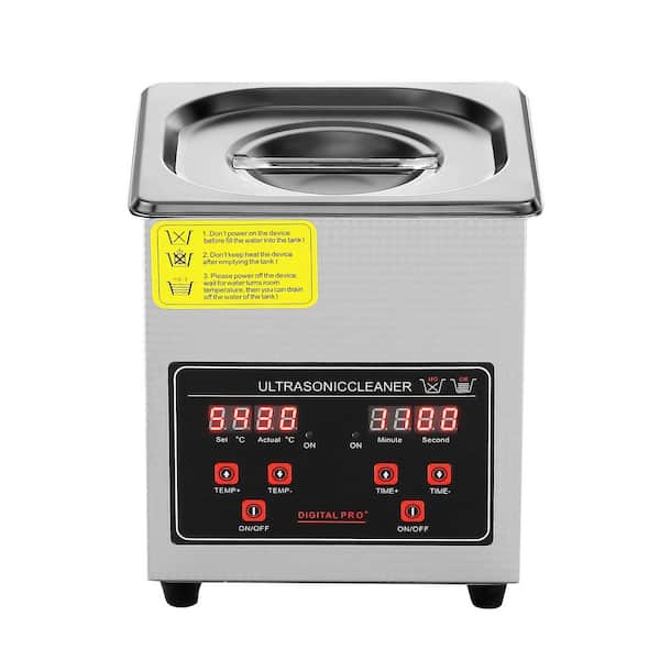 Ultrasonic Machine with Digital Timer & Heater, Professional Ultra Sonic Jewelry Cleaner, Cleaning Machine 2L