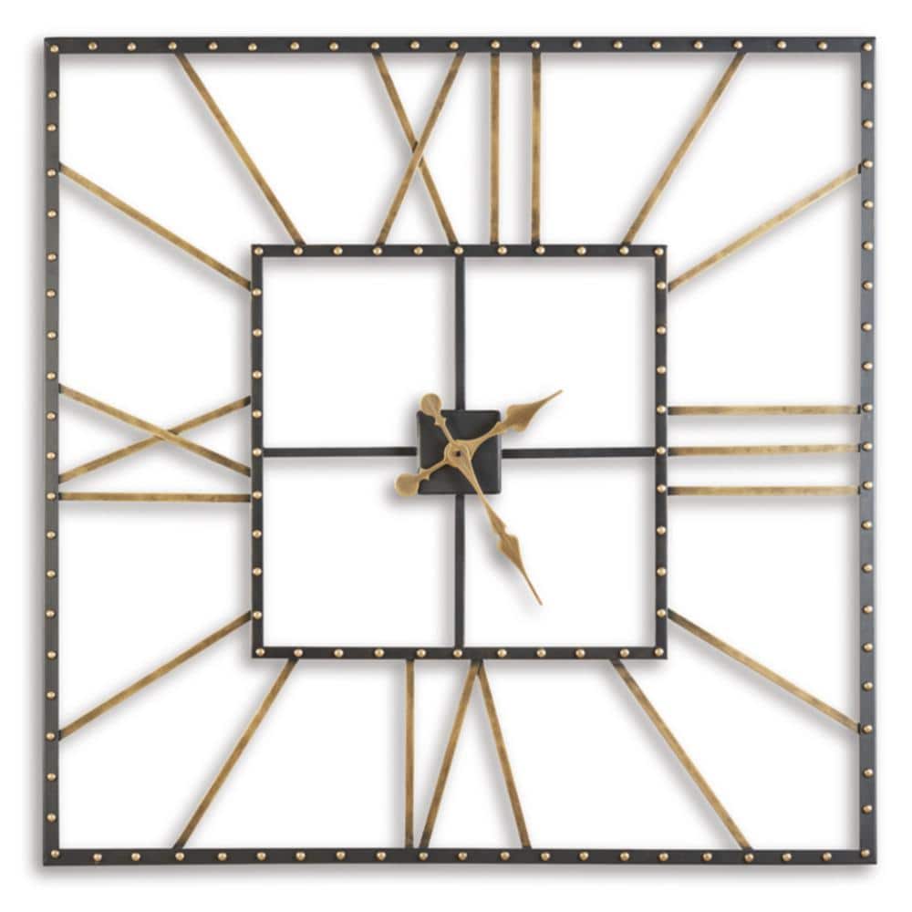 Elegant Clockwork 狂三 FBR 金サイン psa10 SP Signature DESIGN BY ASHLEY Thames Black/Gold Analog Metal Wall