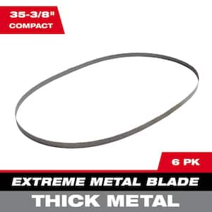 35-3/8 in. 8/10 TPI Compact Extreme Thick Metal Cutting Band Saw Blade (6-Pack) For M18 FUEL/Corded Compact Bandsaw