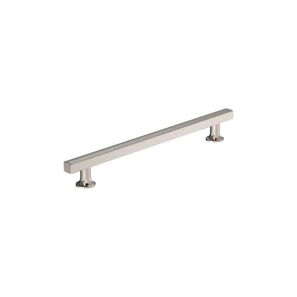 Amerock Everett 8-13/16 in. (224mm) Modern Satin Nickel Bar Cabinet Pull