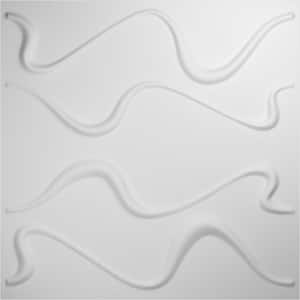 1 in. x 19-5/8 in. x 19-5/8 in. White PVC Versailles EnduraWall Decorative 3D Wall Panel (2.67 sq. ft.)