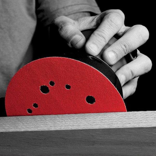 DIABLO 5 in. 220-Grit Universal Hole Random Orbital Sanding Disc with Hook and Lock Backing (15-Pack)