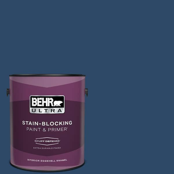 BEHR ULTRA 1 gal. #PPF-57 Lake View Extra Durable Eggshell Enamel Interior Paint & Primer