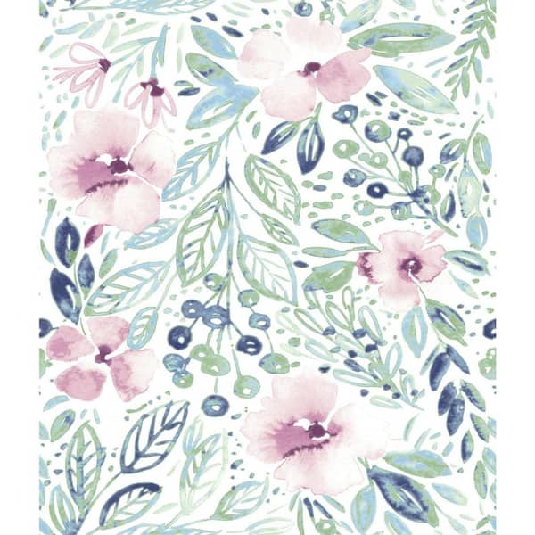 RoomMates Clara Jean April Showers Peel and Stick Wallpaper (Covers 28.18 sq. ft.)