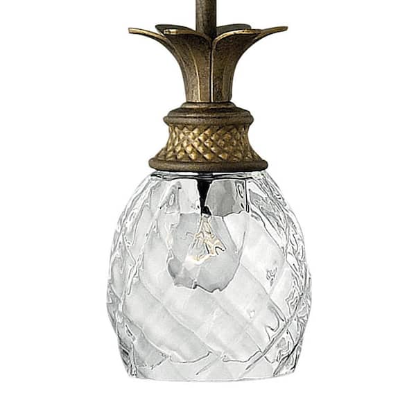 HINKLEY Plantation 1-Light Pearl Bronze Standard Mini Pendant