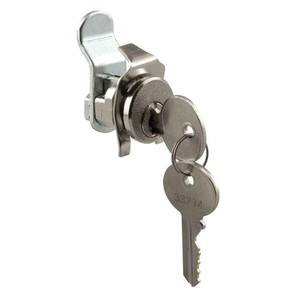 Prime-Line 5-Pin Nickel Plated Bommer Counter Clockwise Mail Box Lock